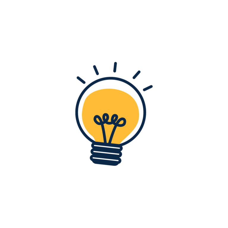 Lightbulb icon for better ideas