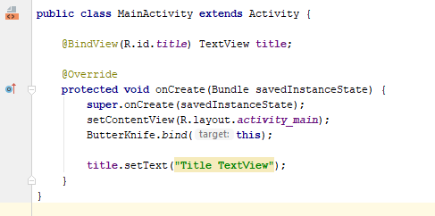 Protecting Java & Android Applications That Use Butter Knife 1 1MainActivity