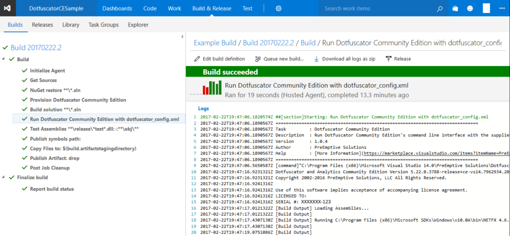 BuildOutput