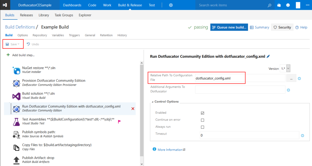 DotfuscatorConfiguration