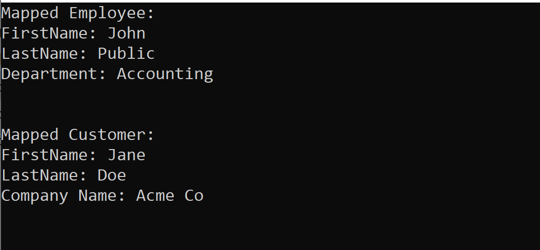 Protecting C# Applications That Use Automapper 5 correct output 2
