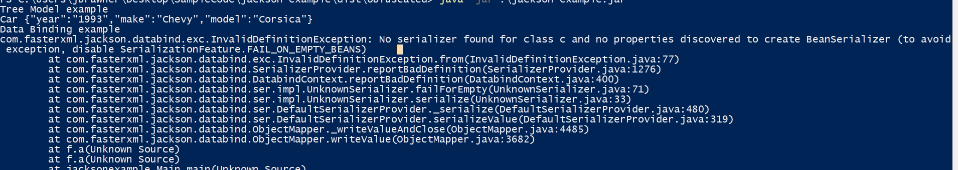 runtime exception 1